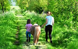 Umweltlotterie: "Wetterfrösche" - ein Angebot für alle begeisterten Kinder die mit Pferden die Natur erkunden