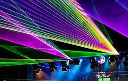 Umweltlotterie: Lasershow als Feuerwerksersatz Umweltlotterie: Lasershow als Feuerwerksersatz