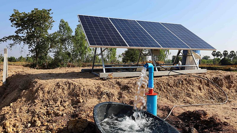 Umweltlotterie: Eine Solar-Wasserpumpe für das Biotop Atzelwiese