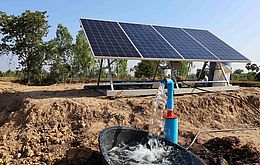 Umweltlotterie: Eine Solar-Wasserpumpe für das Biotop Atzelwiese
