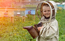Umweltlotterie: Bienen, die Königin der Lüfte zieht an der Geschwister-Grimm-Schule ein