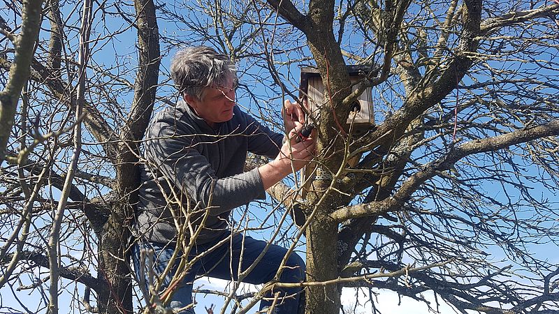 Umweltlotterie: Rehkitzrettung und Nistkastenpflege