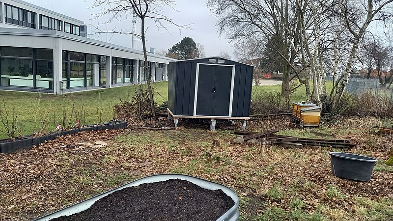 Umweltlotterie: Schulgartenerweiterung an der Heinrich-Böll-Schule in Rodgau Nieder-Roden