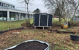 Umweltlotterie: Schulgartenerweiterung an der Heinrich-Böll-Schule in Rodgau Nieder-Roden